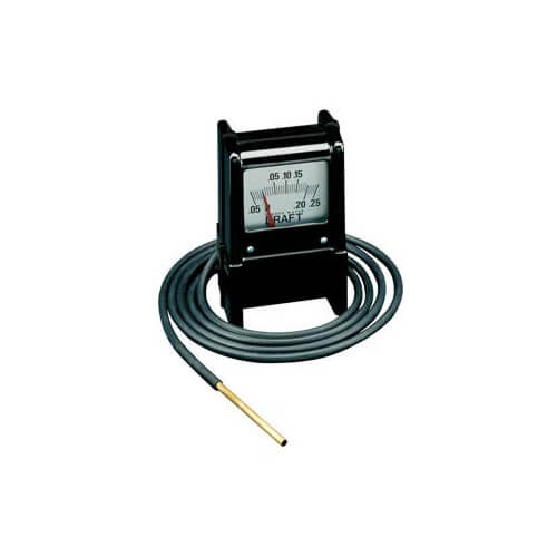 00137020 Bacharach 00137020 MZF Draft Gauge (+1.0 to 0 to 25 mm WC)