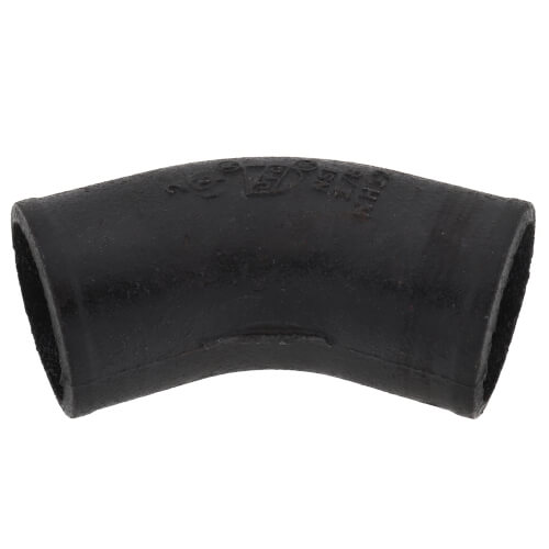 2" No Hub Cast Iron 45° Elbow