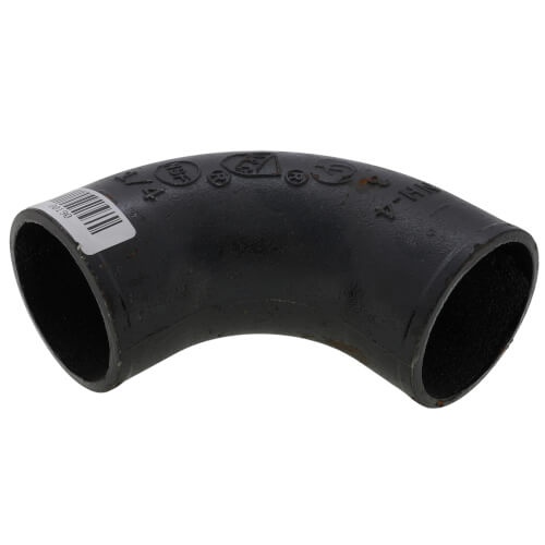 3" No Hub Cast Iron Short Sweep Elbow