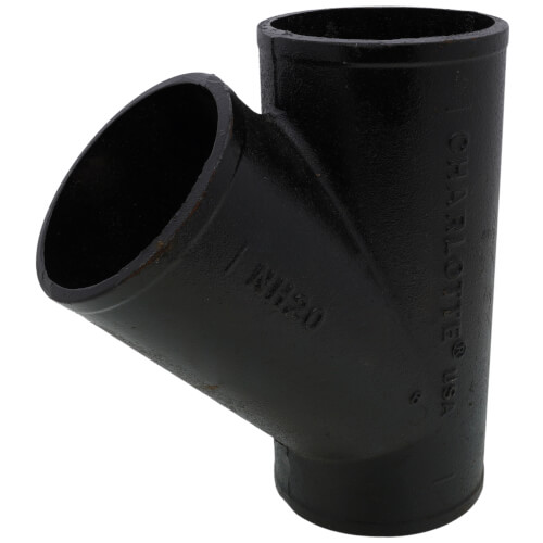 Main product image of 4" No Hub Cast Iron Wye