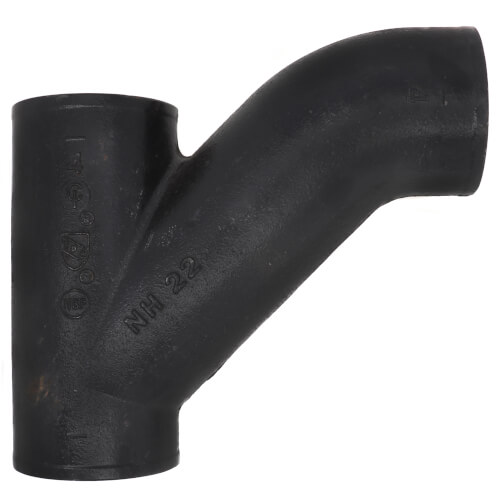 Main product image of 4" No Hub Cast Iron Combination Wye & 45° Elbow
