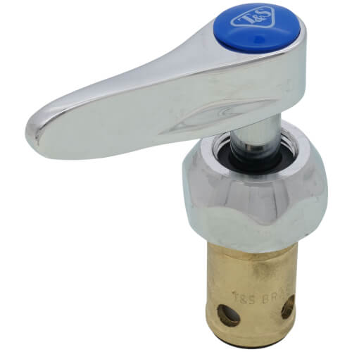 Main product image of Eterna New Style LTC Compression Cartridge w/ Spring Check, Blue Lever Handle & Screw, 002711-40NS