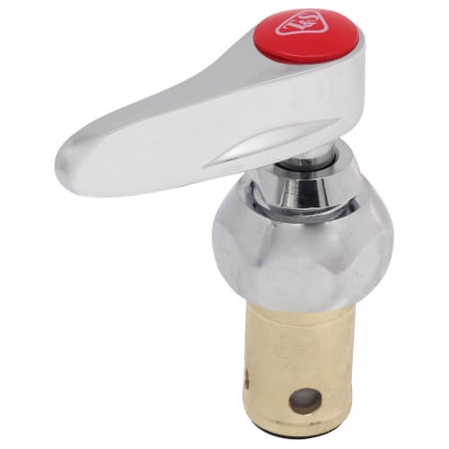 Main product image of Eterna New Style RTC Compression Cartridge w/ Spring Check, Red Lever Handle & Screw, 002712-40NS