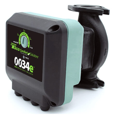 Main product image of ECM High Efficiency Wet Rotor Circulator, Rotated Flanges (115/208/230V)