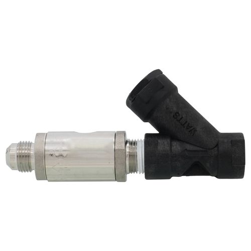 Main product image of 3/8" SD3-MF FNPT Inlet x Flare Outlet Dual Check Valve Backflow Preventer, Atmospheric Vent, Wye Strainer (Lead Free)