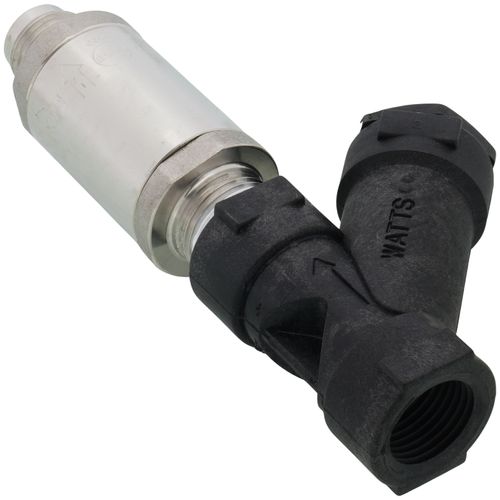 Main product image of 3/8" SD3-MF FNPT Inlet x Flare Outlet Dual Check Valve Backflow Preventer, Atmospheric Vent, Wye Strainer (Lead Free)