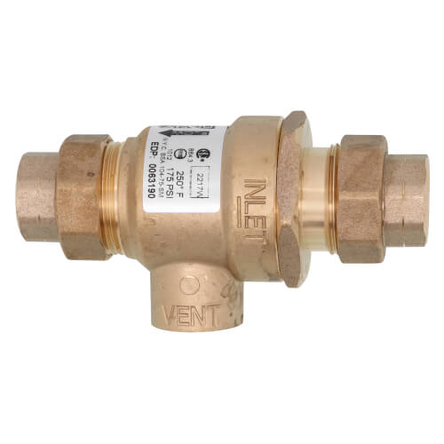 BBFP, 1/2" IPS Backflow Preventer