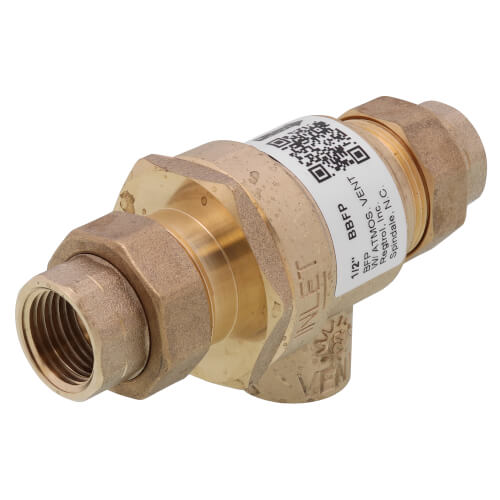 BBFP, 1/2" IPS Backflow Preventer