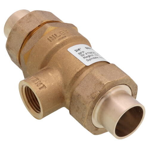 Main product image of BBFP-S, 3/4" CxC Backflow Preventer