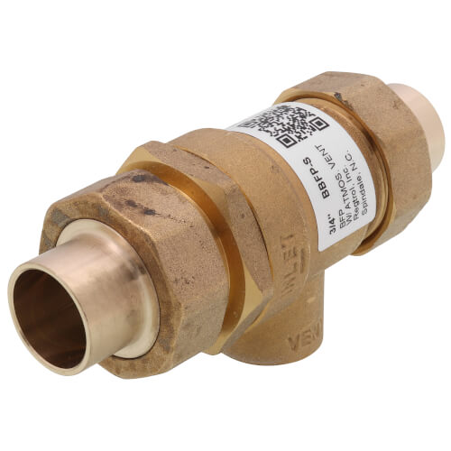 Main product image of BBFP-S, 3/4" CxC Backflow Preventer