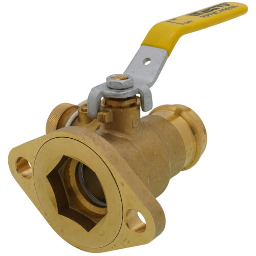 Main product image of 1-1/4" Press Purge Isolation Pump Flange Valve w/ Rotating Flange