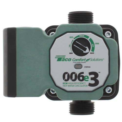 006e3 ECM High-Efficiency Hot Water Circulation Pump