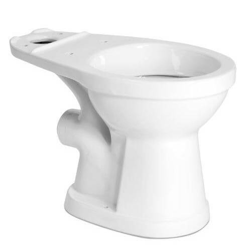 007SANIFLO Saniflo 007SANIFLO Elongated Toilet Bowl Rear Spigot