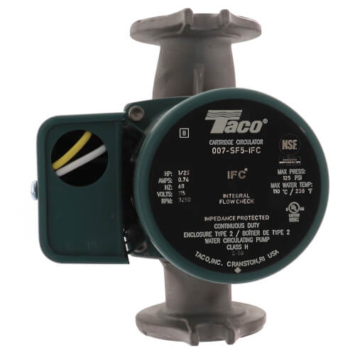 007 Stainless Steel Circulator w/ Integral Flow Check, 1/25 HP