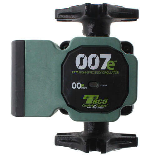 007EF4 Taco 007EF4 007e ECM HighEfficiency Cast Iron Circulator