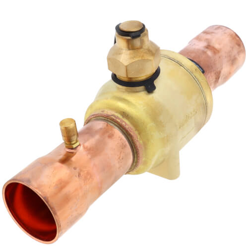 2-1/8" ODF Sweat Ball Valve w/ Port