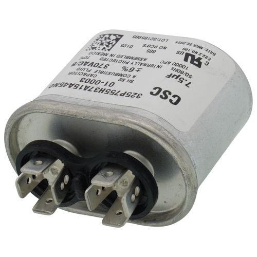Main product image of 7.5 MFD Oval Capacitor (370V), 01-0003