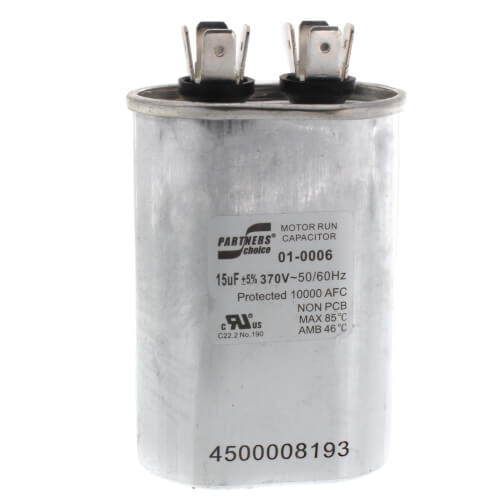 15 MFD Oval Capacitor (370V)