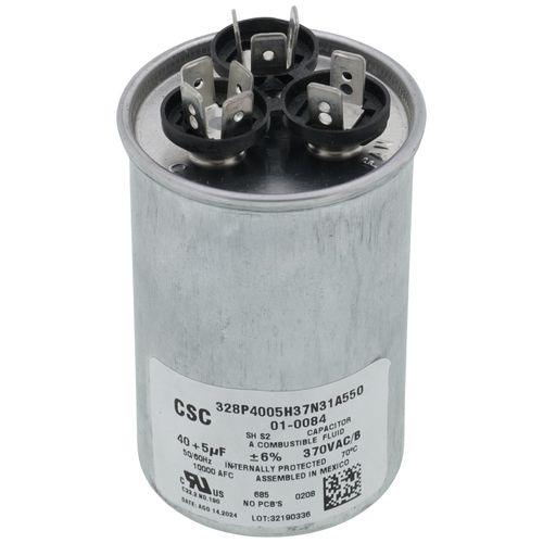 Main product image of 40/5 MFD Round Capacitor (370V), 01-0084