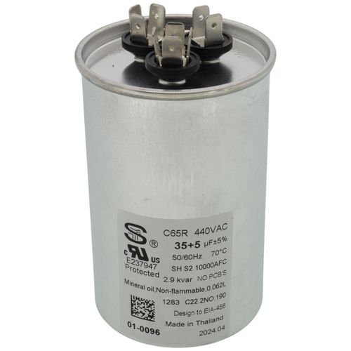 Main product image of 35/5 MFD Round Capacitor (440V), 01-0096