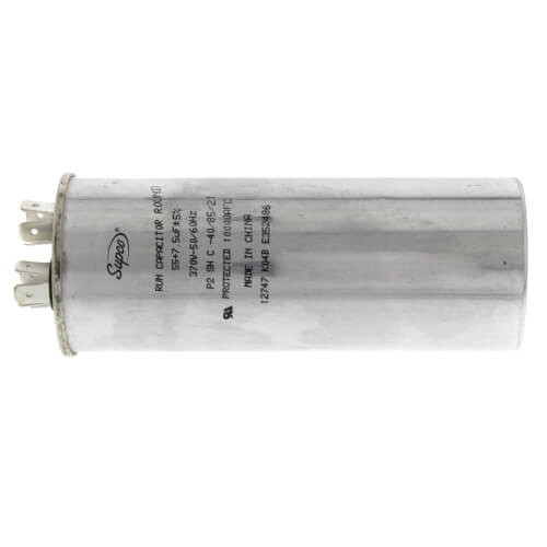 55/7.5MFD 370V Oval Run Cap, 01-0274