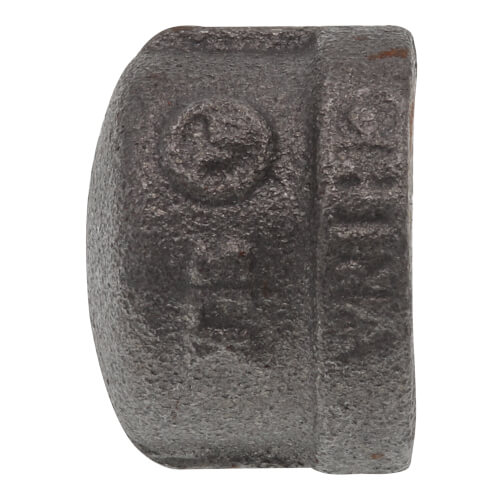 Main product image of Black Pipe 1/2" Cap, 01-1442