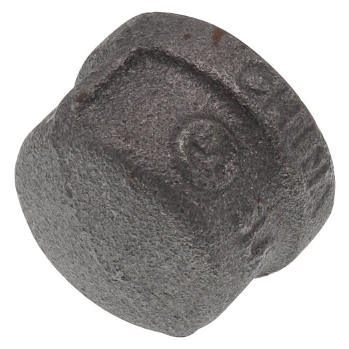 Main product image of Black Pipe 1/2" Cap, 01-1442