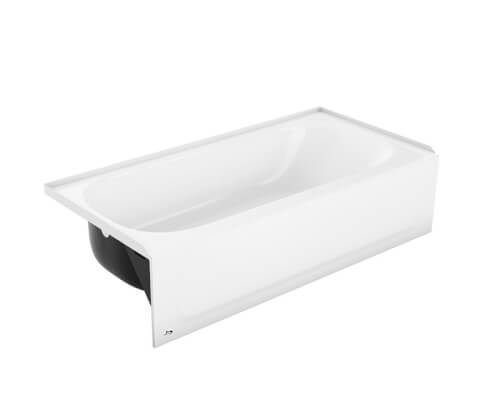 Main product image of Aloha 5 Ft. Standard Back Porcelain Enamel Right Hand Drain Bathtub