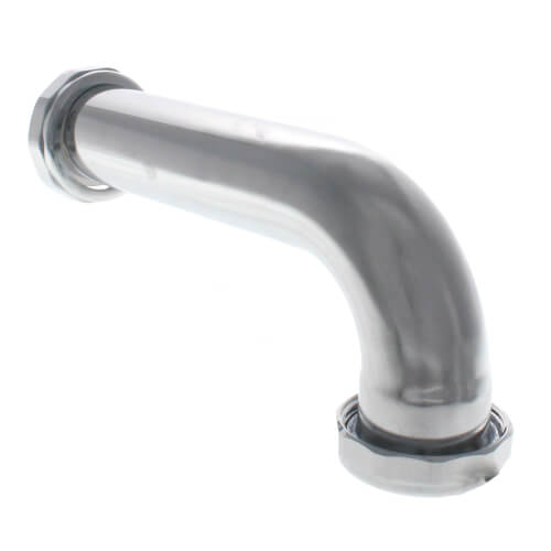 Main product image of 1-1/4" x 6", 22 Gauge, Slip Joint Elbow (Chrome Plated)