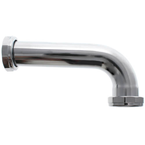Main product image of 1-1/4" x 6", 22 Gauge, Slip Joint Elbow (Chrome Plated)