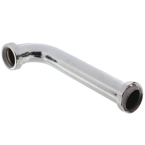 Main product image of 1-1/4" x 8", 22 Gauge, Slip Joint Elbow (Chrome Plated)