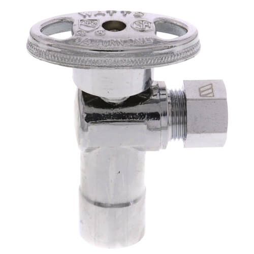 Main product image of 1/2" Nominal Sweat x 3/8" OD Compression Angle Stop Valve - LFBV892003, No Lead (Chrome)