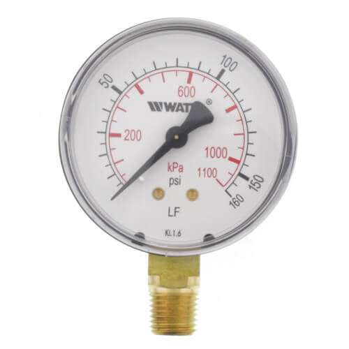 Main product image of DPG1 2-1/2" Pressure Gauge Lead Free (0-160 psi)