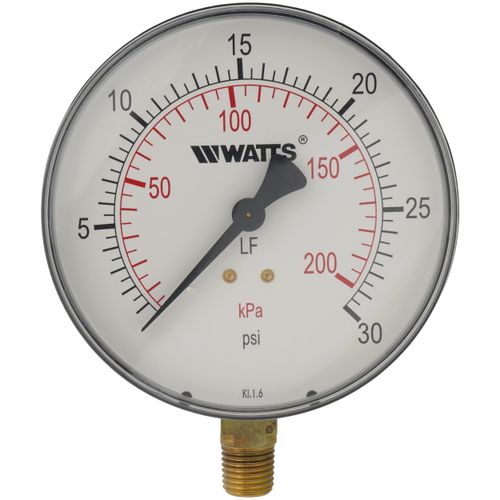 Main product image of LFDPG1 4" Pressure Gauge Lead Free (0-30 psi)