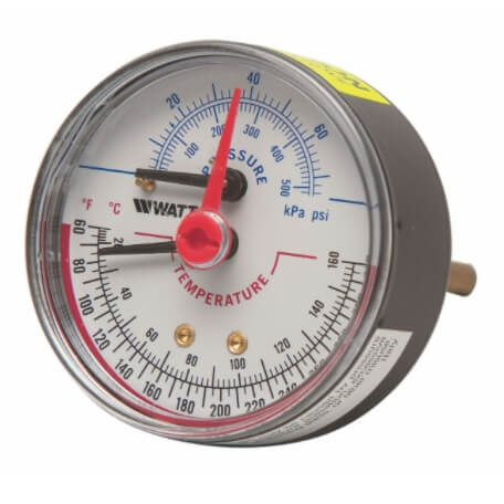 Main product image of LFDPTG-3 1" Pressure & Temperature Gauge (0-75 psi)