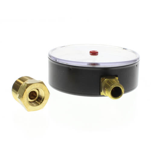 Main product image of LFDPTG-1 3" Bottom Entry Pressure & Temperature Gauge (0-50 psi)