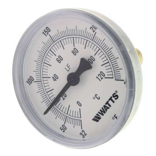 Main product image of LFTB-2-1/2-232-140 Center Back Entry Bimetal Thermometer (2-1/2" Dial)