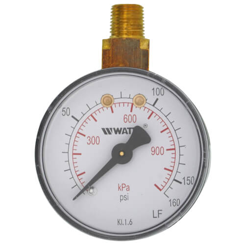 LFDPG5 2" Pressure Gauge Lead Free (0-160 psi)