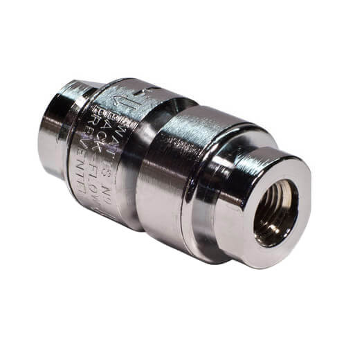 1/4" LFN9C Lead Free Chrome Plated Dual Check Vacuum Breaker