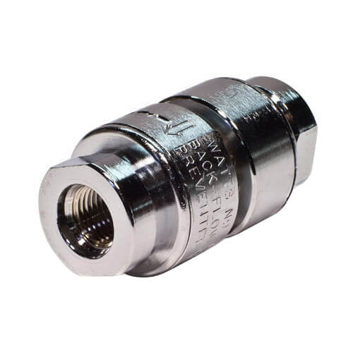 1/4" LFN9C Lead Free Chrome Plated Dual Check Vacuum Breaker