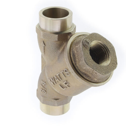 Main product image of 3/4" Bronze Wye Strainer w/ Tapped Retainer Cap, Lead Free