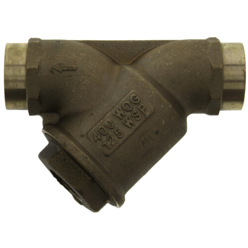 1" LFS777SM1 Bronze Wye Strainer w/ Tapped Retainer Cap, Lead Free