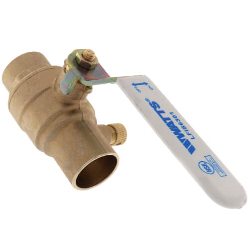 LFIS6301 3/4" Full Port Ball & Waste Sweat Ball Valve (Lead Free)
