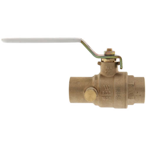 LFIS6301 3/4" Full Port Ball & Waste Sweat Ball Valve (Lead Free)