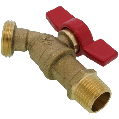 Main product image of 1/2" Quarter Turn Boiler Drain Cock (Lead Free)