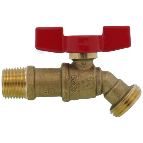 Main product image of 1/2" Quarter Turn Boiler Drain Cock (Lead Free)