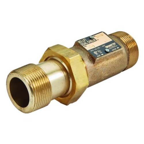 Main product image of 1-1/4" x 1-1/4" LF7U3-3 Dual Check Valve (Bronze) Lead Free