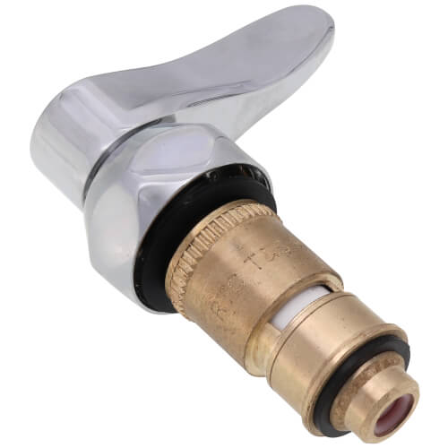 Cerama RTC New Style Cartridge w/ Check Valve, Red Lever Handle & Screw