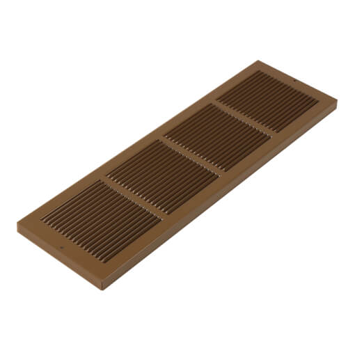 Main product image of 24" x 6" Golden Sand Baseboard Return Air Grille (657 Series)
