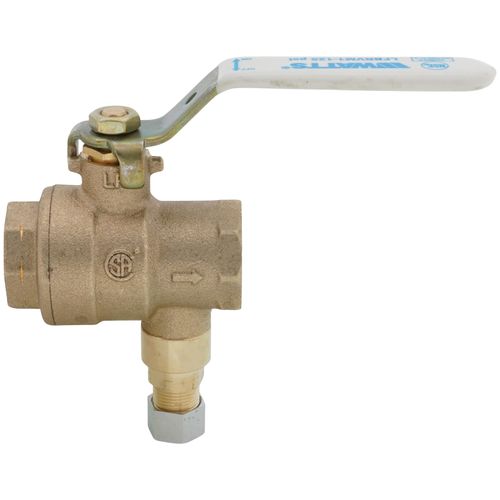 Main product image of 3/4" LFBRVM1 Threaded x Threaded x Compression Combination Ball Valve and Relief Valve, 125 PSI (Lead Free)